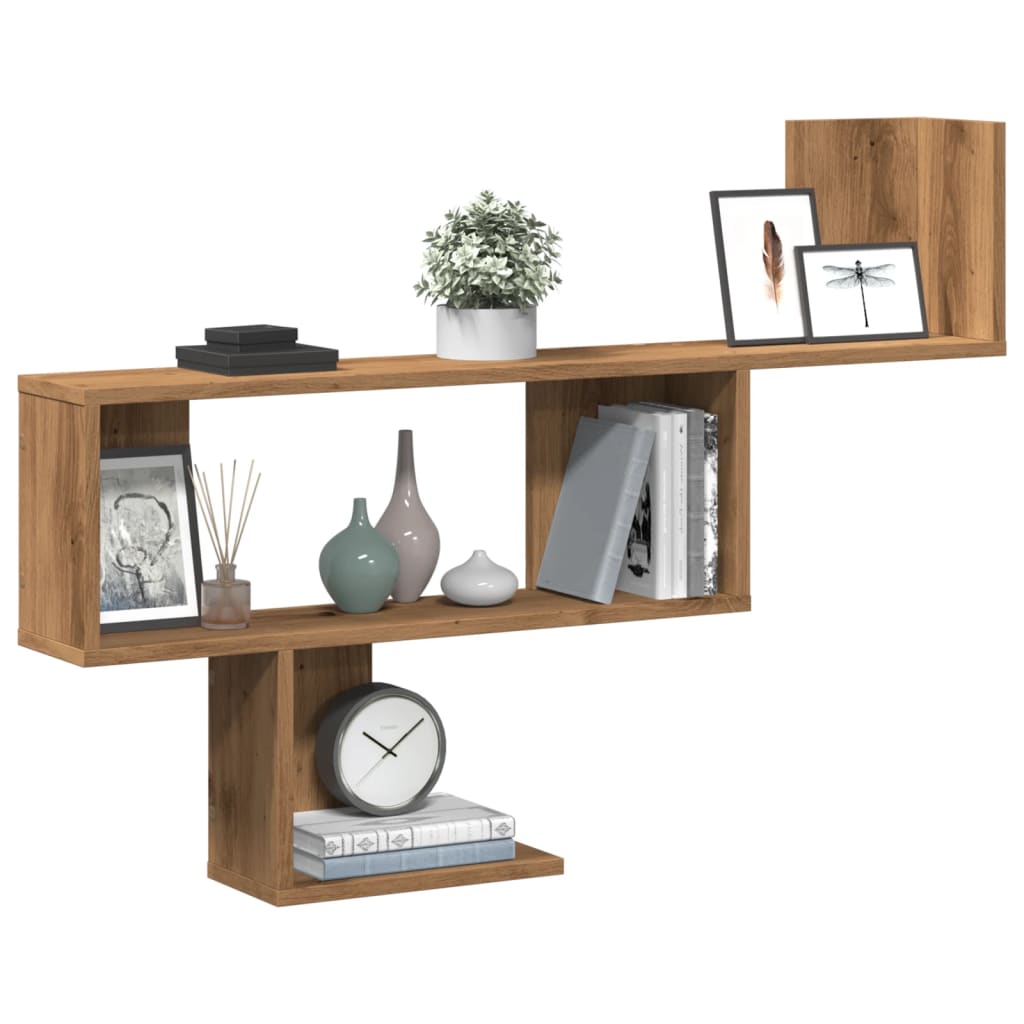 Wall Shelf Artisian 100X15X70 Cm Engineered Wood