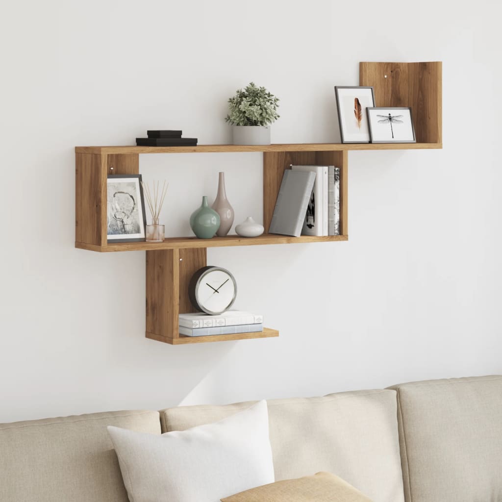Wall Shelf Artisian 100X15X70 Cm Engineered Wood