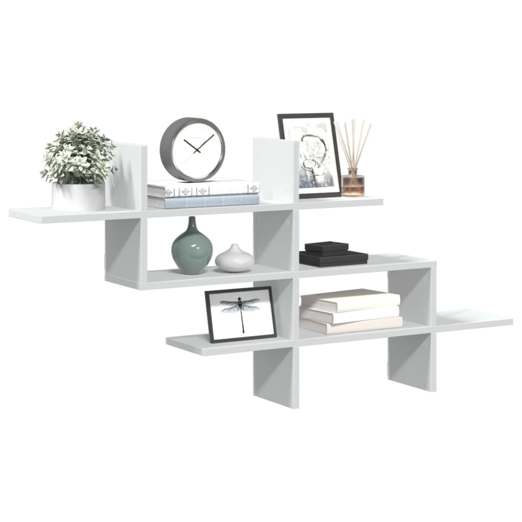 Wall Shelf 124.5X18X60.5 Cm Engineered Wood
