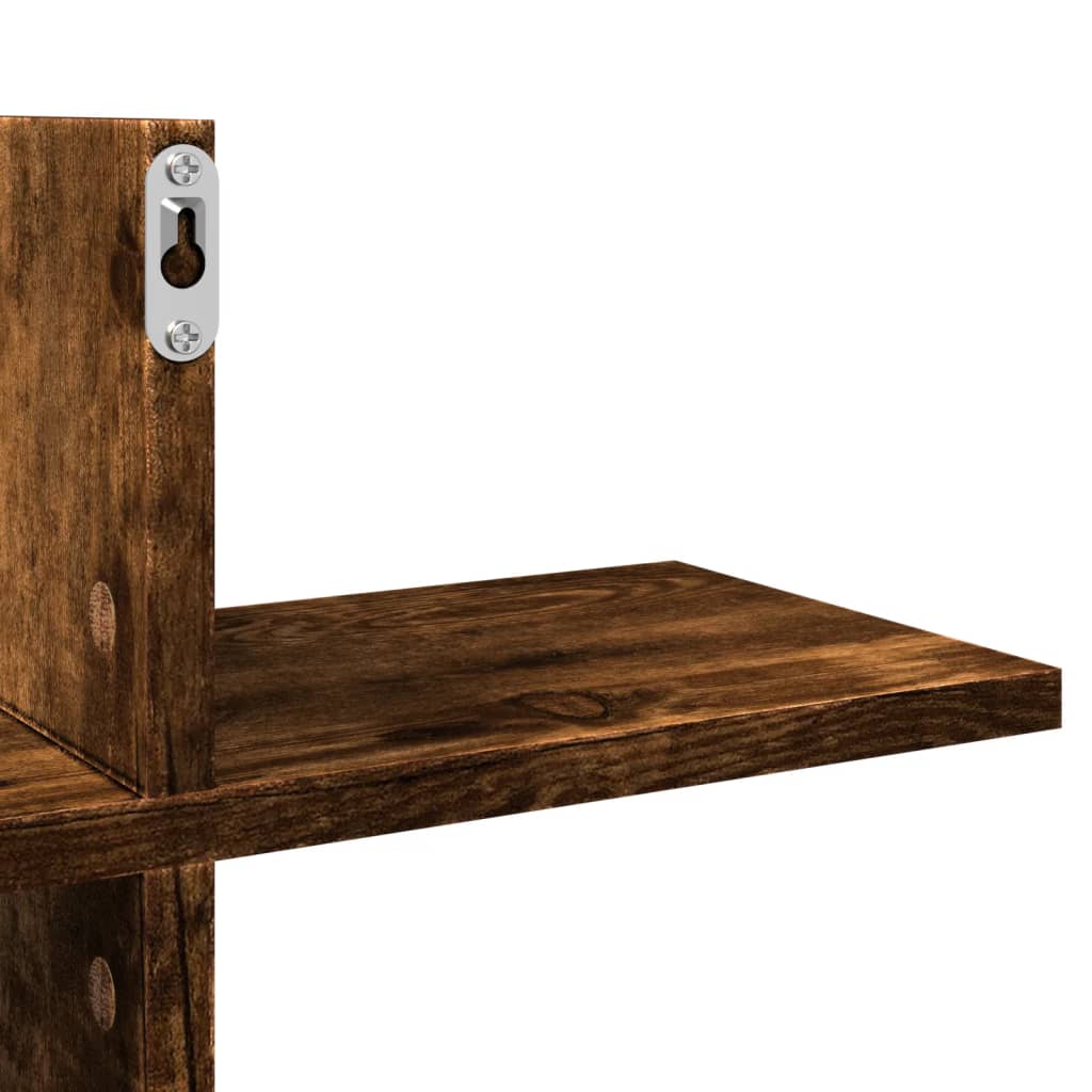 Wall Shelf 124.5X18X60.5 Cm Engineered Wood