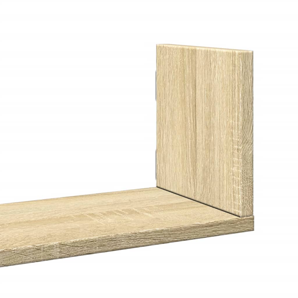 Wall Shelves 3 Pcs Engineered Wood
