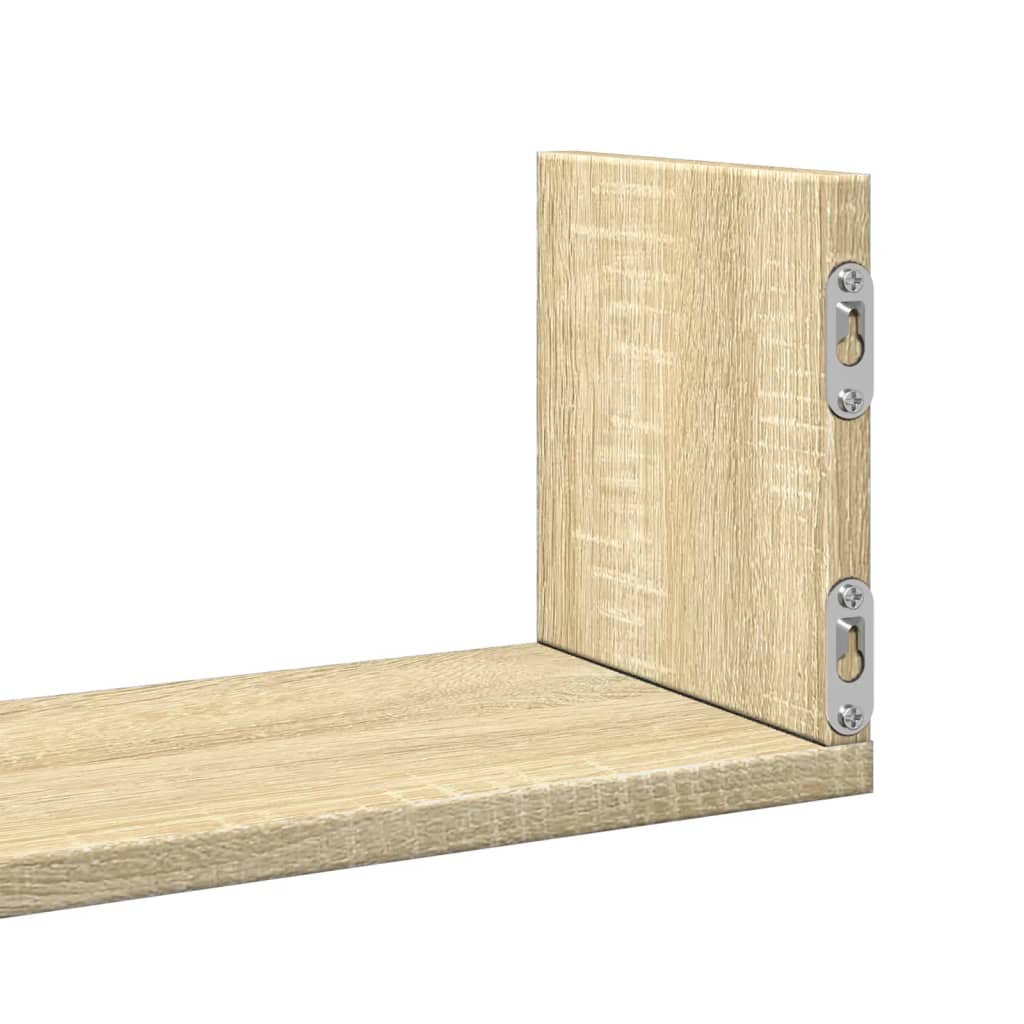 Wall Shelves 3 Pcs Engineered Wood