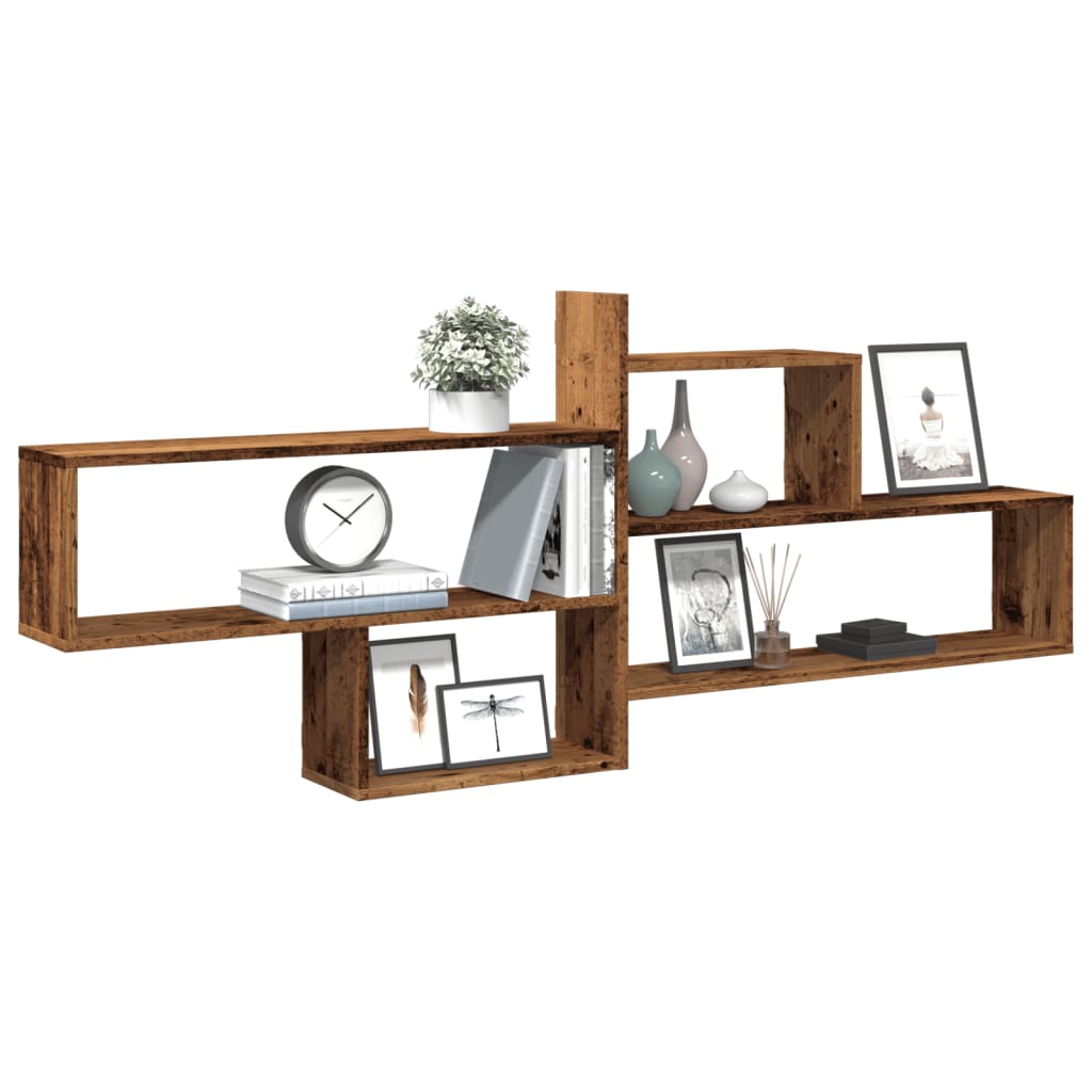 Wall Shelf 167.5X18X68 Cm Engineered Wood