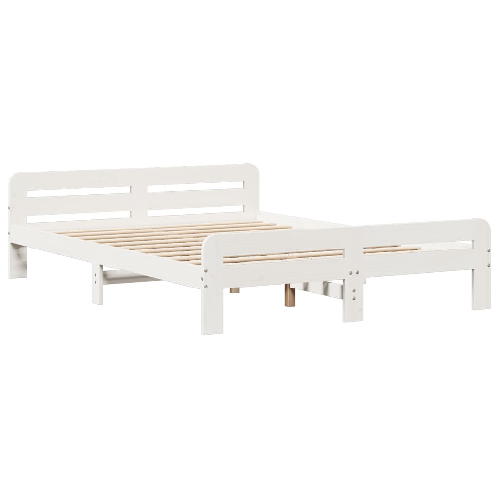 Bed Frame Without Mattress King Size Solid Wood Pine