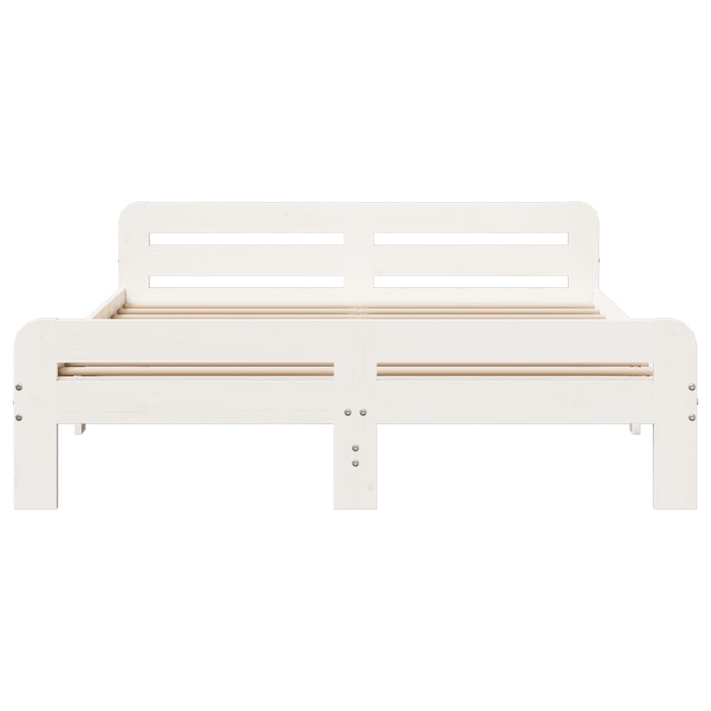 Bed Frame Without Mattress King Size Solid Wood Pine