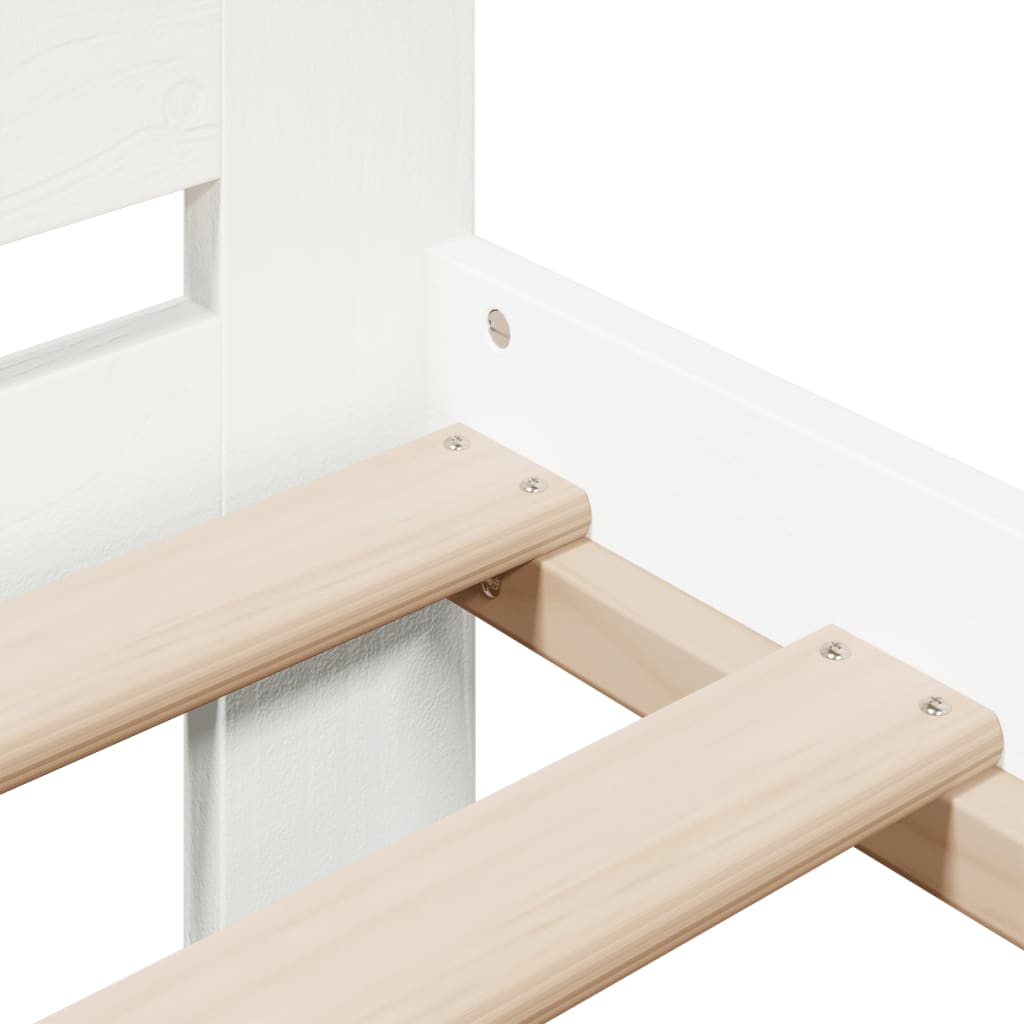 Bed Frame Without Mattress King Size Solid Wood Pine