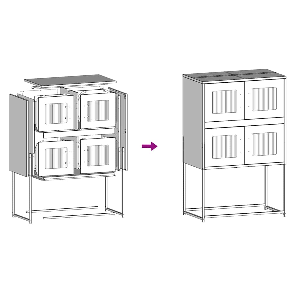 Highboard Steel