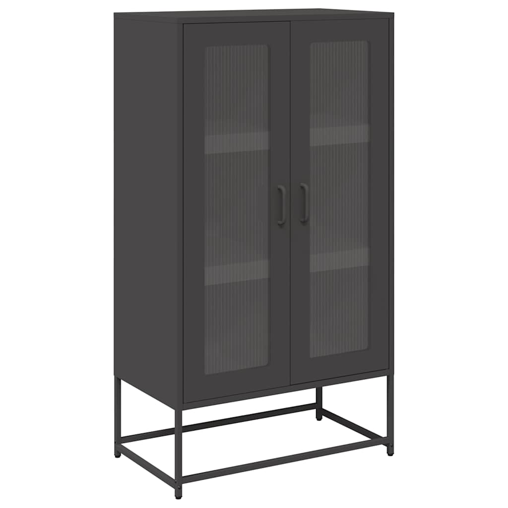 Sideboard Highboard 68X39X123 Cm Steel black white mustard yellow olive green 68