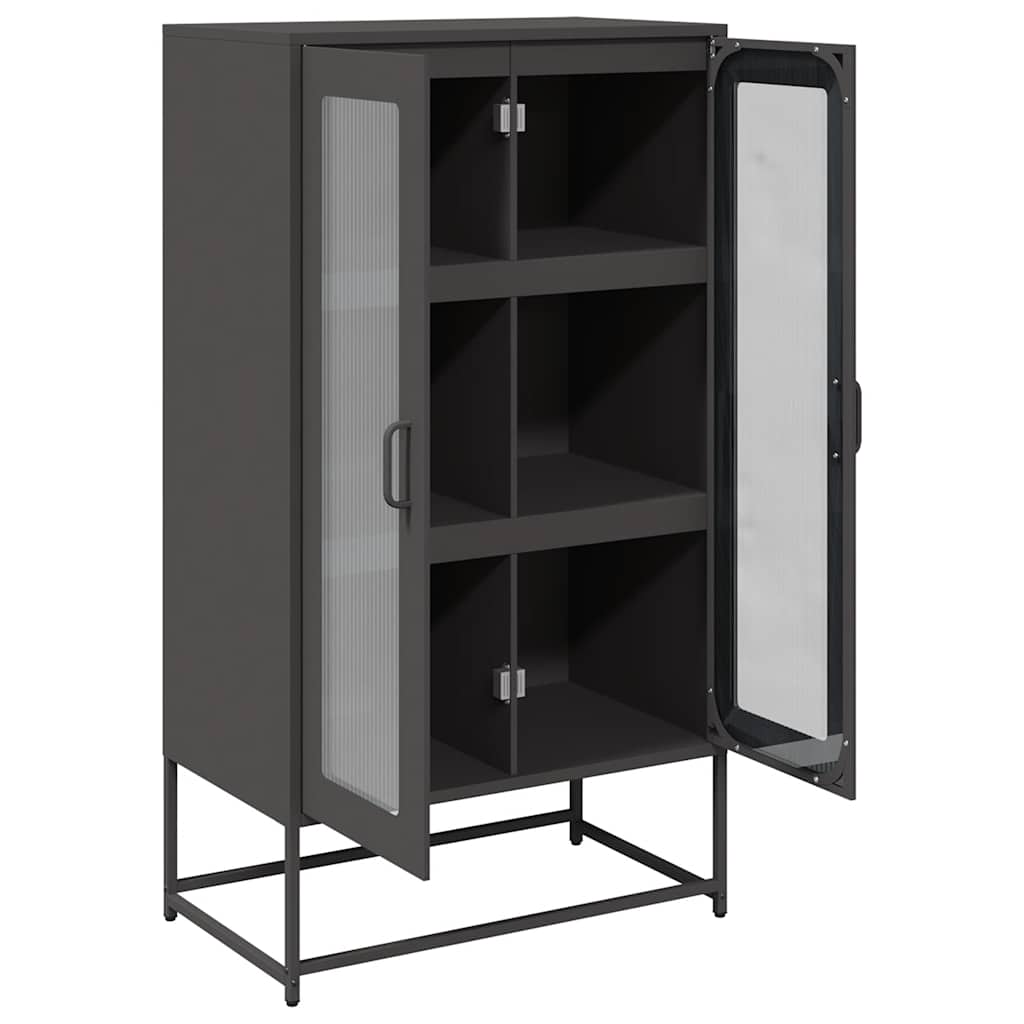 Sideboard Highboard 68X39X123 Cm Steel black white mustard yellow olive green 68