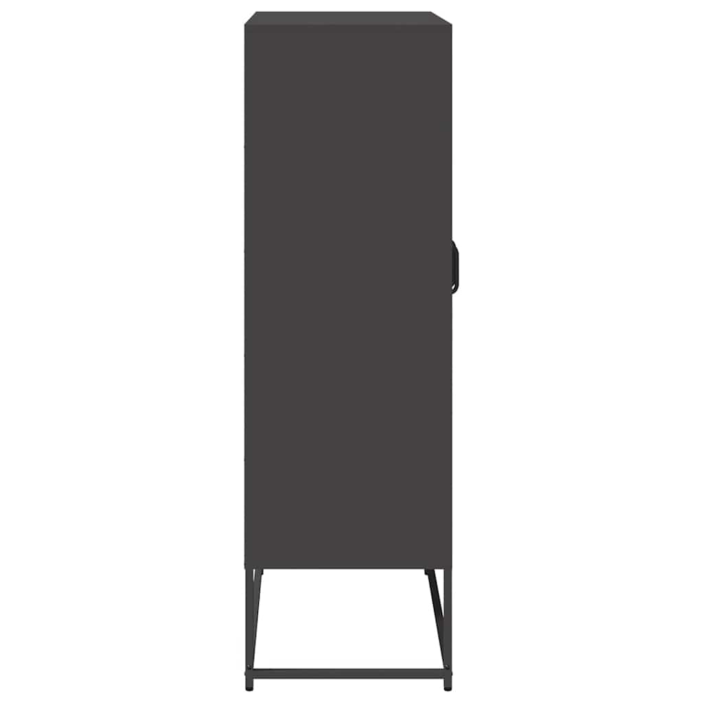 Sideboard Highboard 68X39X123 Cm Steel black white mustard yellow olive green 68
