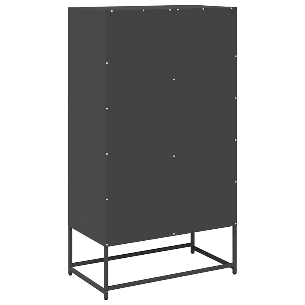Sideboard Highboard 68X39X123 Cm Steel black white mustard yellow olive green 68