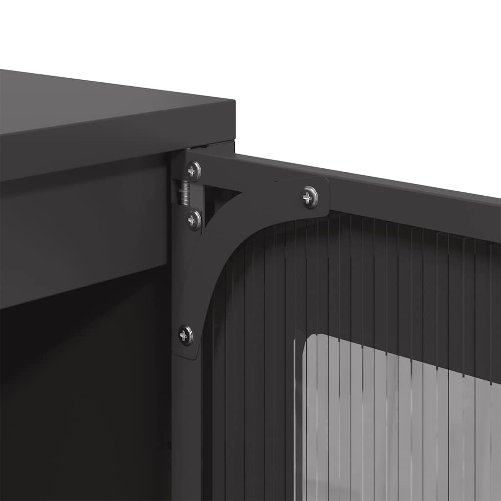 Sideboard Highboard 68X39X123 Cm Steel black white mustard yellow olive green 68