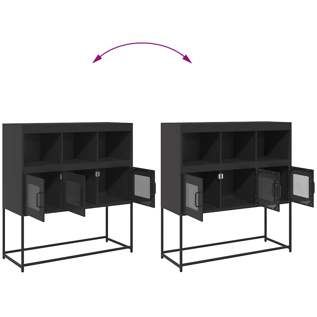 Sideboard 100.5X39X107 Cm Cold-Rolled Steel