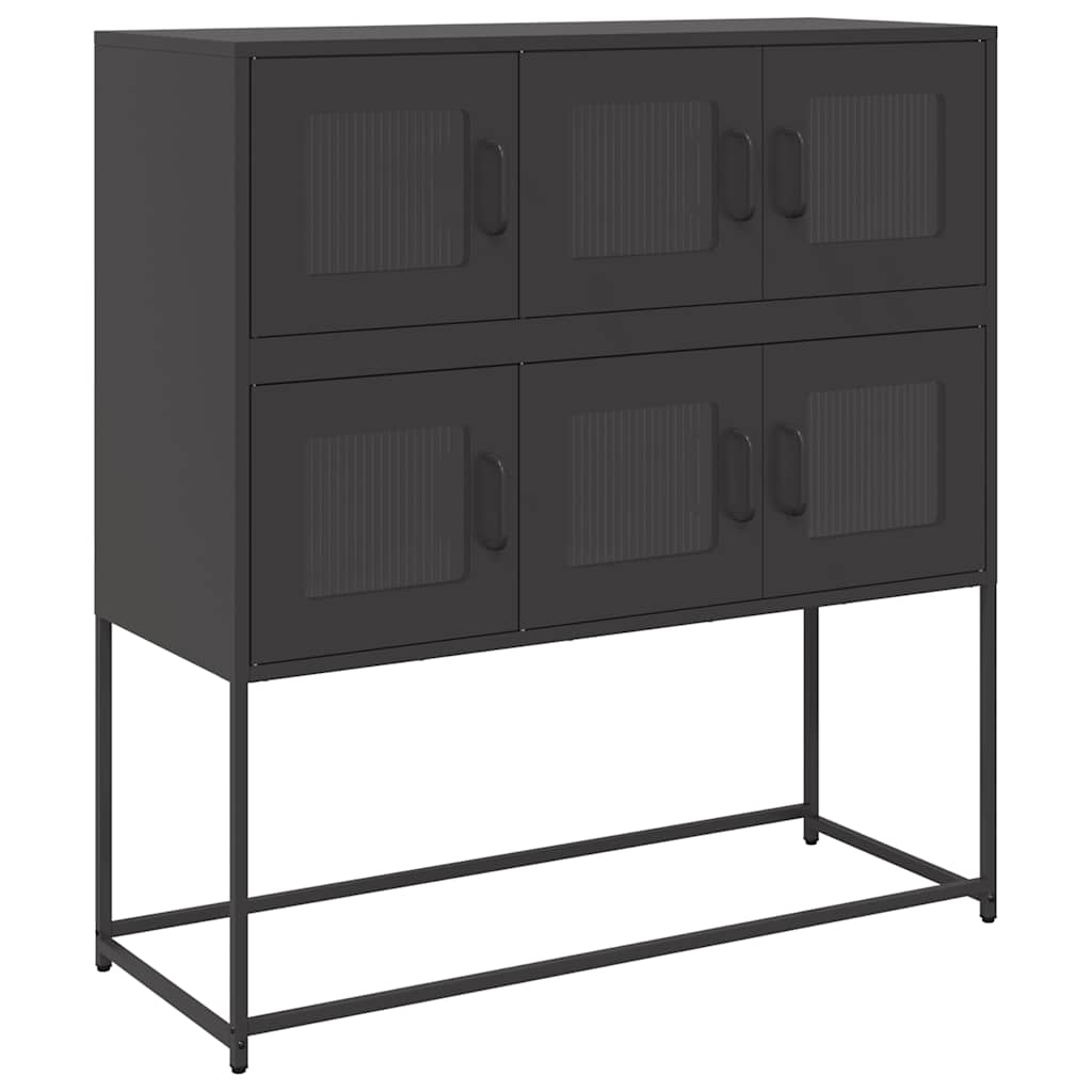 Sideboard 100.5X39X107 Cm Cold-Rolled Steel black pink white mustard yellow 100.