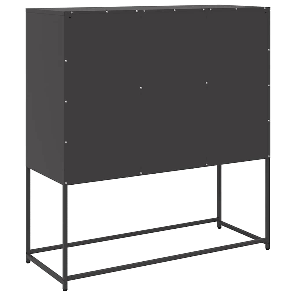 Sideboard 100.5X39X107 Cm Cold-Rolled Steel black pink white mustard yellow 100.