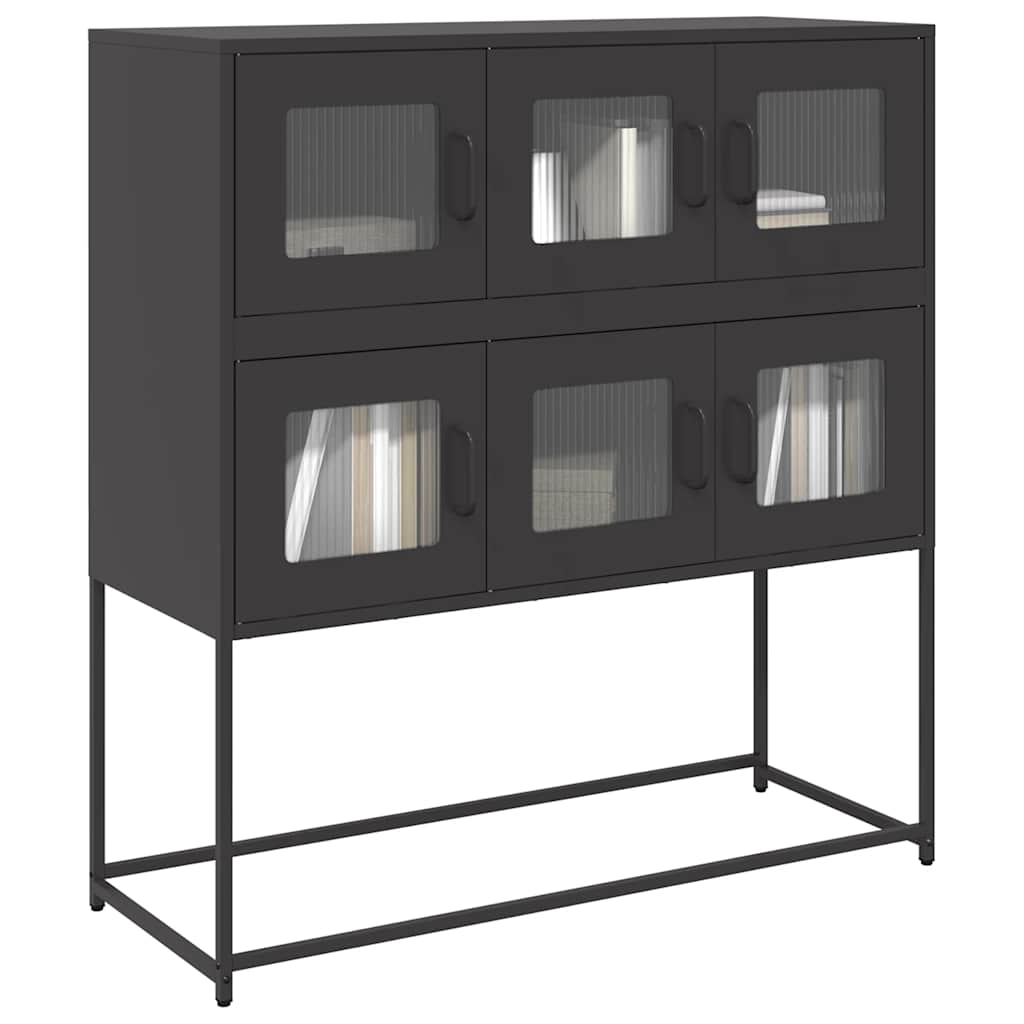 Sideboard 100.5X39X107 Cm Cold-Rolled Steel black pink white mustard yellow 100.