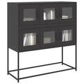 Sideboard 100.5X39X107 Cm Cold-Rolled Steel black pink white mustard yellow 100.