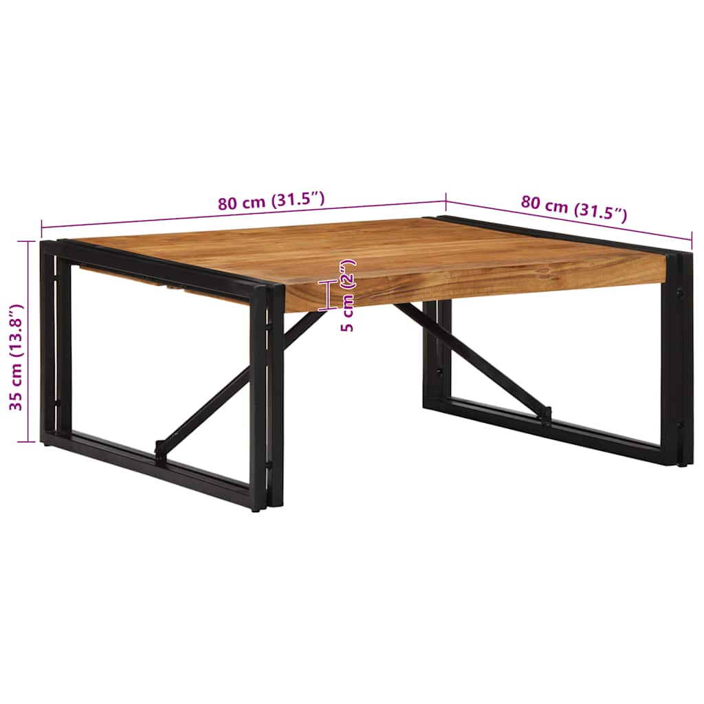 Coffee Table Solid Wood Acacia