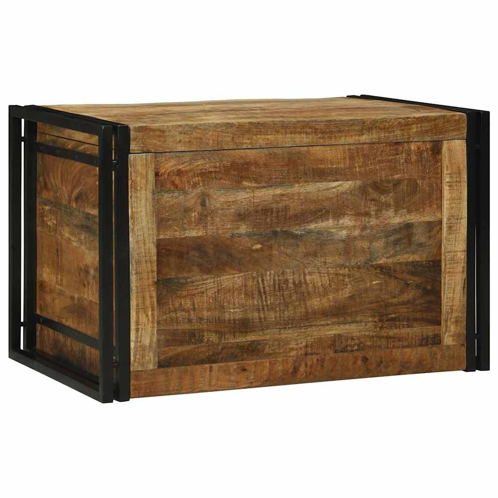 Storage Box Brown And Black Solid