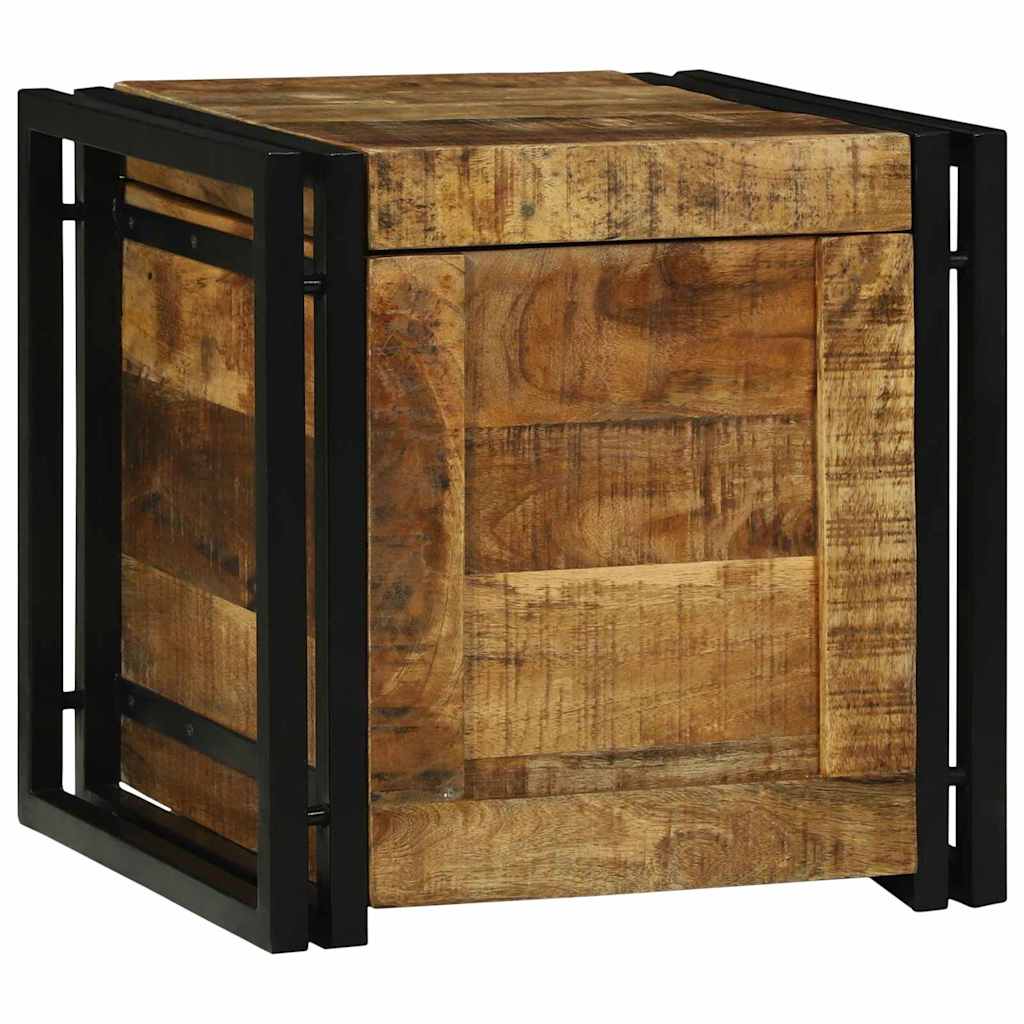 Storage Box Brown And Black Solid