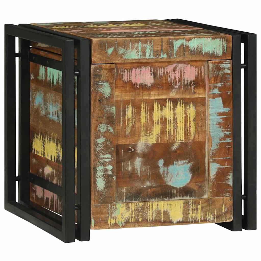Storage Box Brown And Black Solid