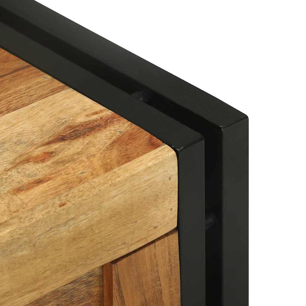 Storage Box Brown And Black Solid