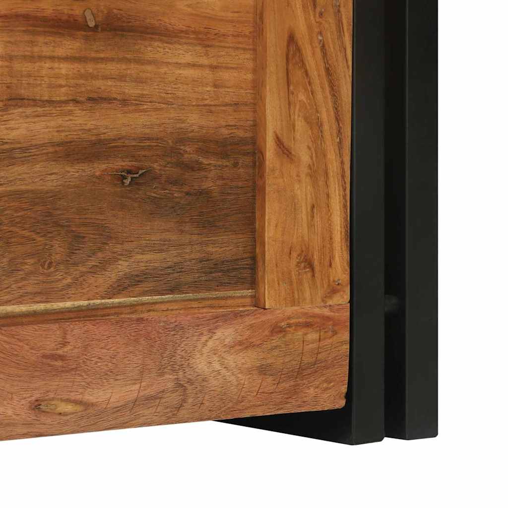 Storage Box Brown And Black Solid