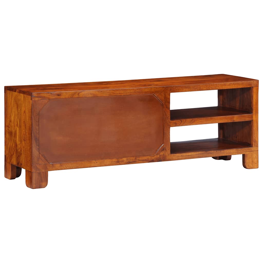 Media Storage Cabinet Tv Multicolour 110X30X40 Solid Wood Acacia engineered wood