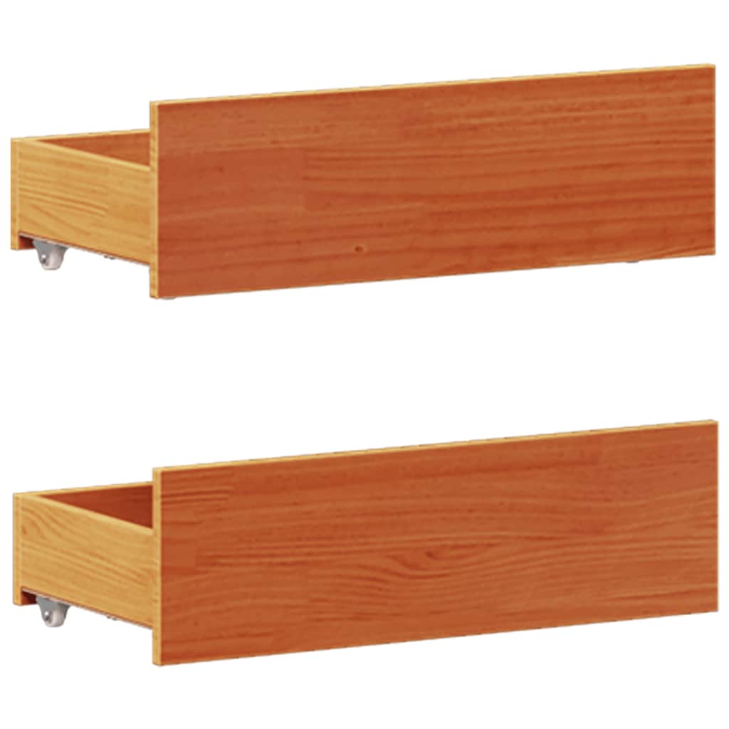 Bed Frame Without Mattress With Headboard Small Double Solid Wood Pine