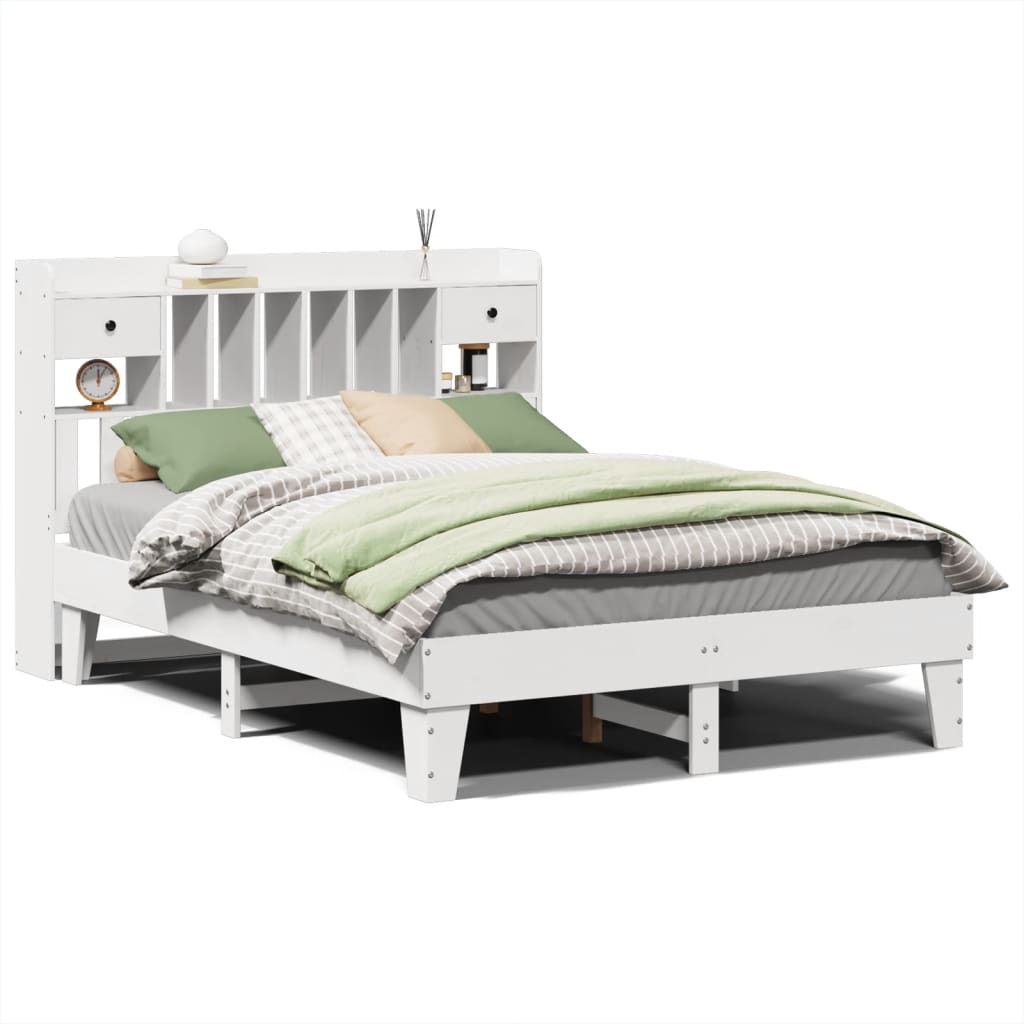 Bed Frame Without Mattress Solid Wood Pine