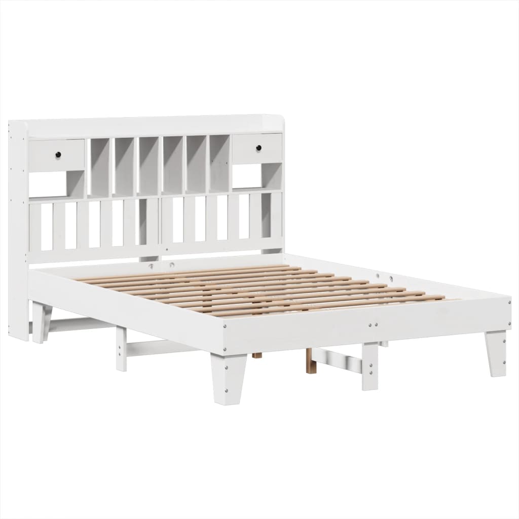 Bed Frame Without Mattress Solid Wood Pine