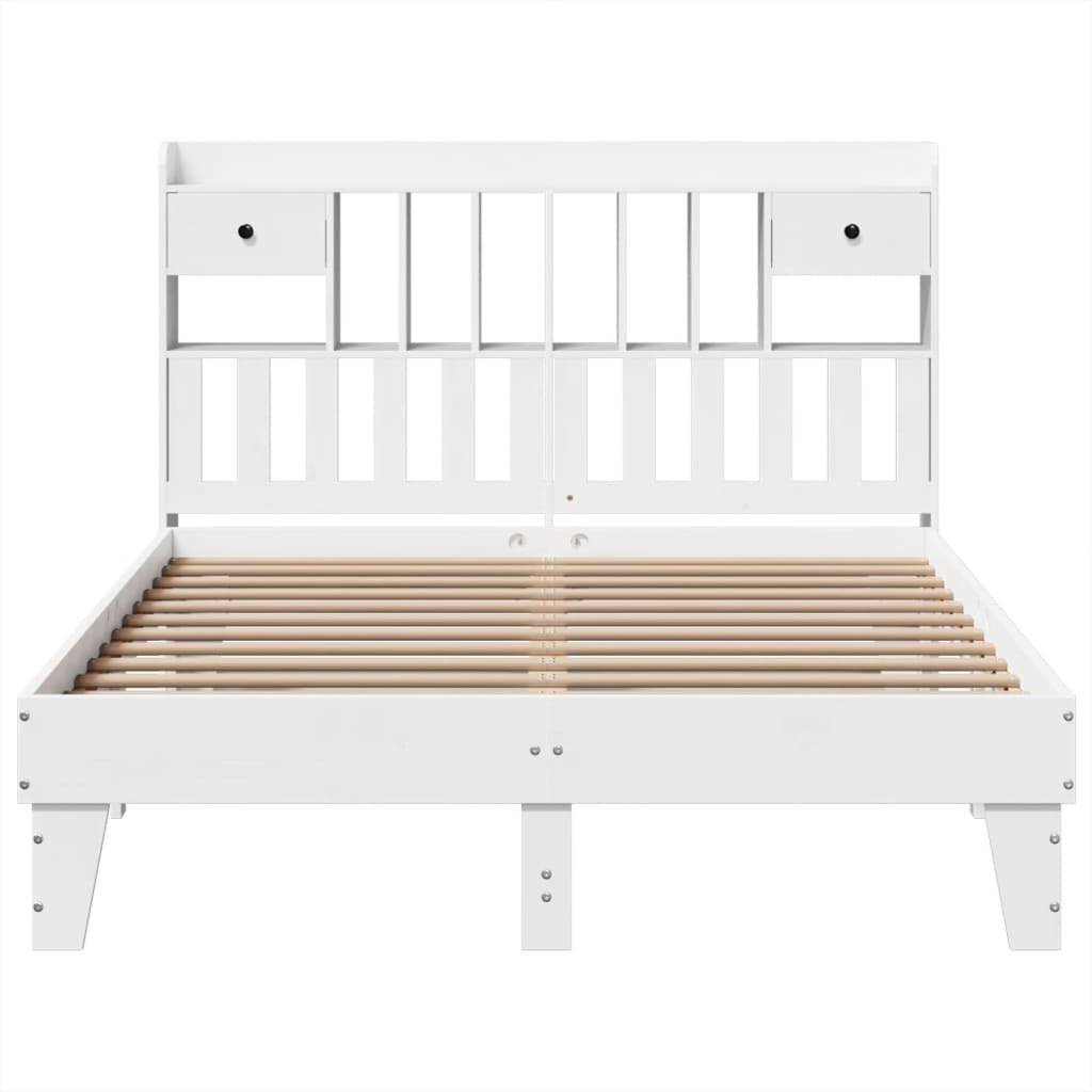 Bed Frame Without Mattress Solid Wood Pine