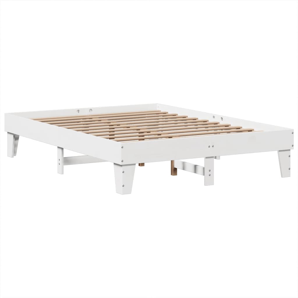 Bed Frame Without Mattress Solid Wood Pine