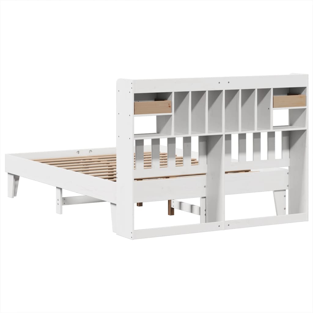 Bed Frame Without Mattress Solid Wood Pine