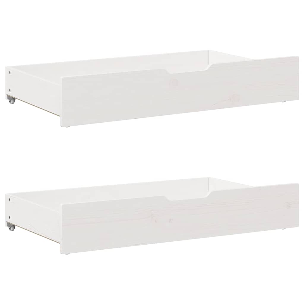 Bed Frame Without Mattress Super King Solid Wood Pine White Brown Wax Brown 221.