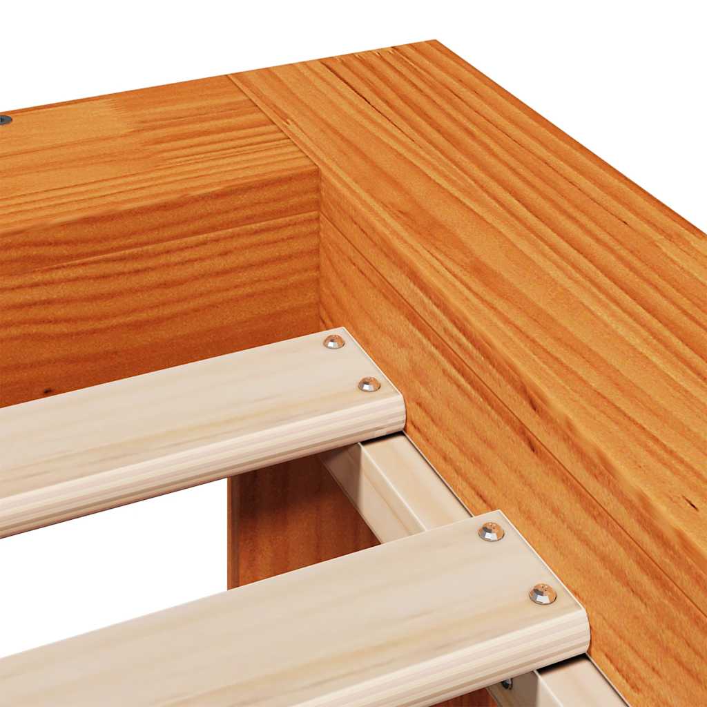 Bed Frame Without Mattress Super King Solid Wood Pine