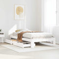 Bed Frame Without Mattress Super King Solid Wood Pine