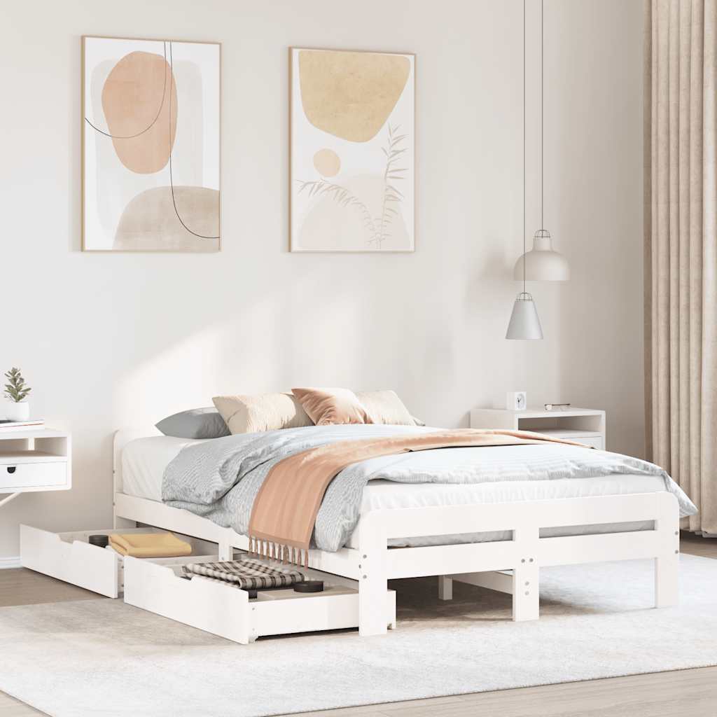 Bed Frame | | Solid Pinewood | King Size | Bed Frame | Rectangular