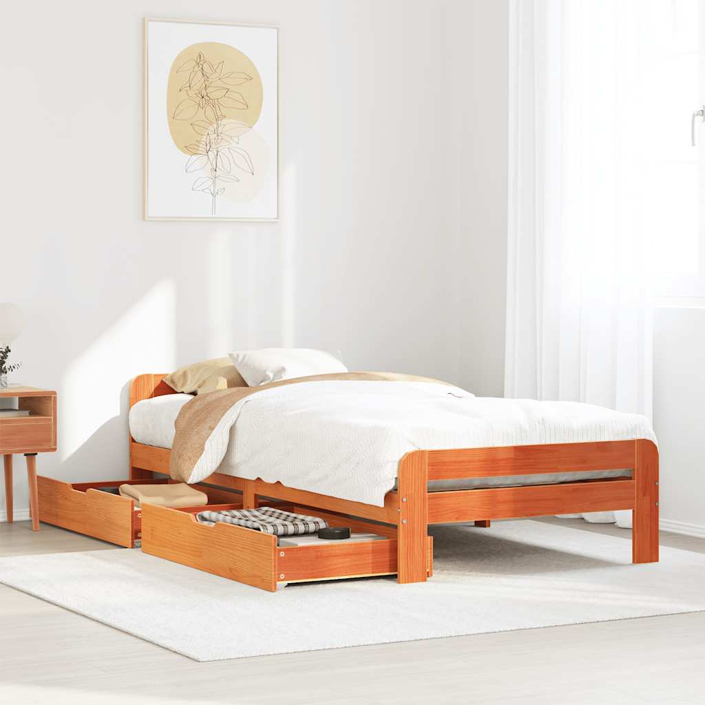 Bed Frame | | Solid Pinewood | King Size | Bed Frame | Rectangular