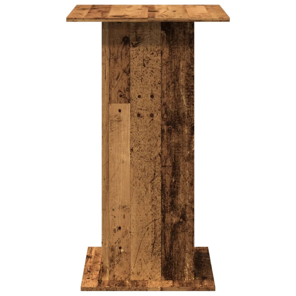 Bar Table With Storage 60X60X102 Cm Engineered Wood