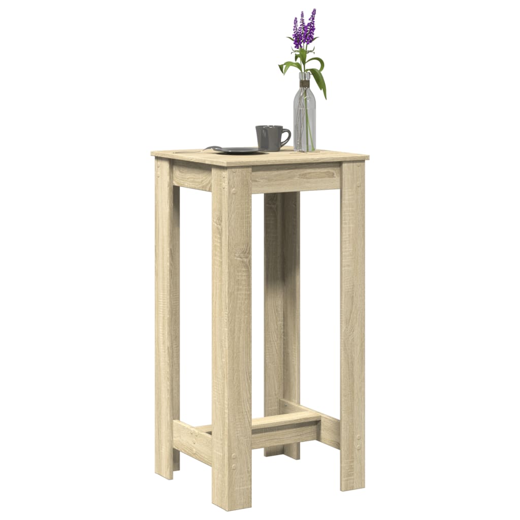 Bar Table 102 X 50 X 103.5 Cm Engineered Wood