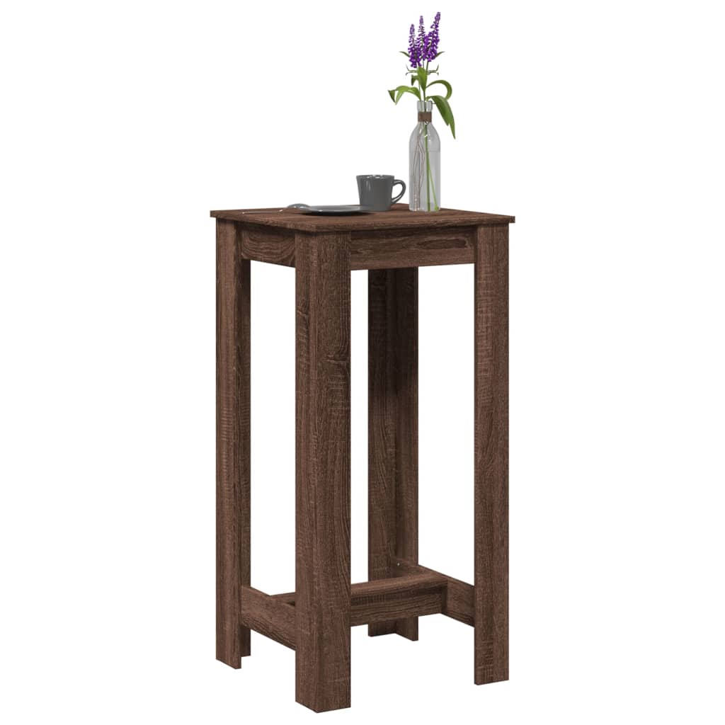 Bar Table 102 X 50 X 103.5 Cm Engineered Wood
