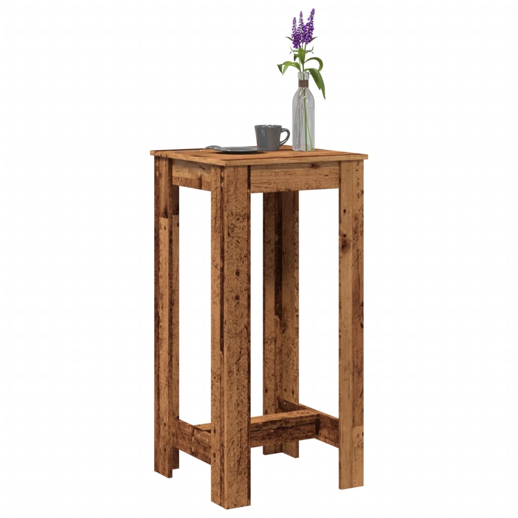 Bar Table 102 X 50 X 103.5 Cm Engineered Wood
