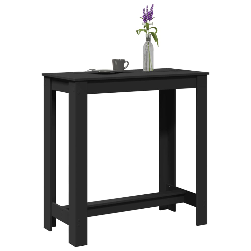 Bar Table 102 X 50 X 103.5 Cm Engineered Wood
