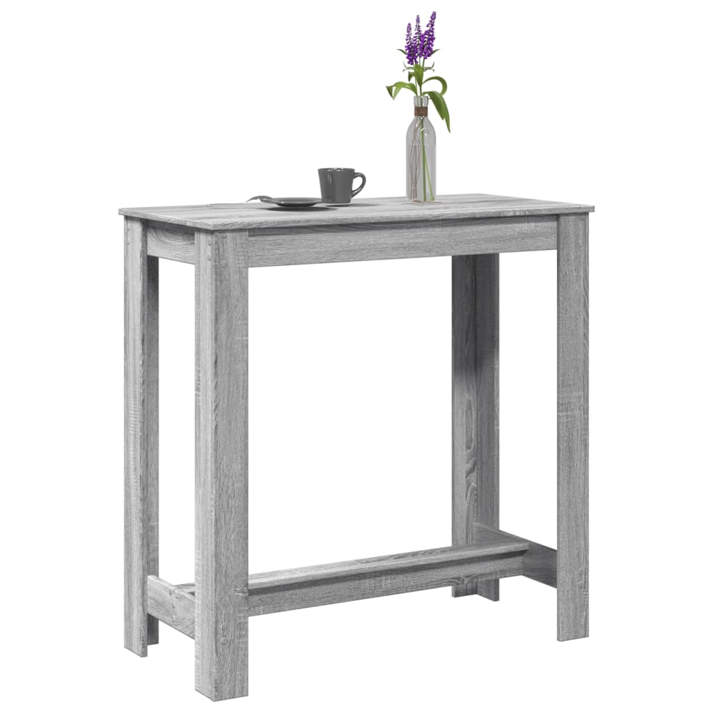 Bar Table 102 X 50 X 103.5 Cm Engineered Wood