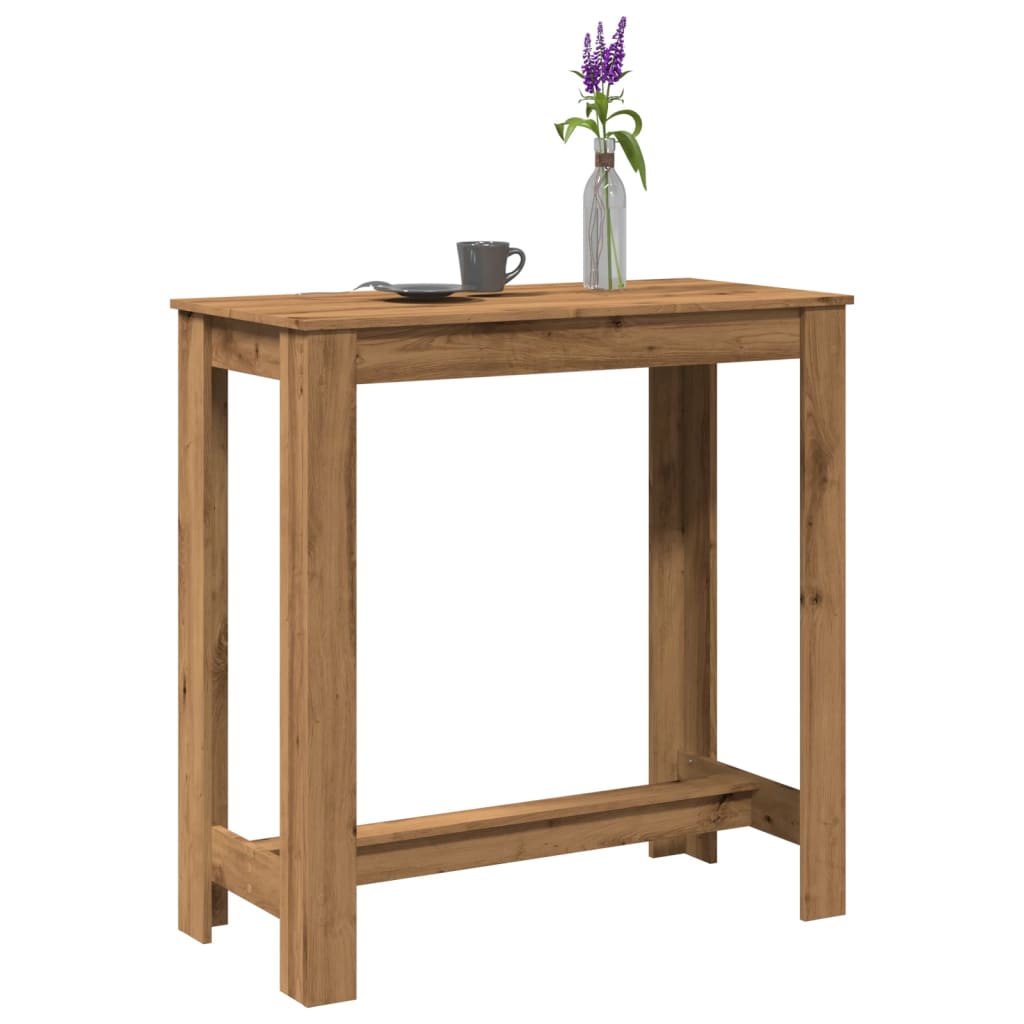 Bar Table 102 X 50 X 103.5 Cm Engineered Wood