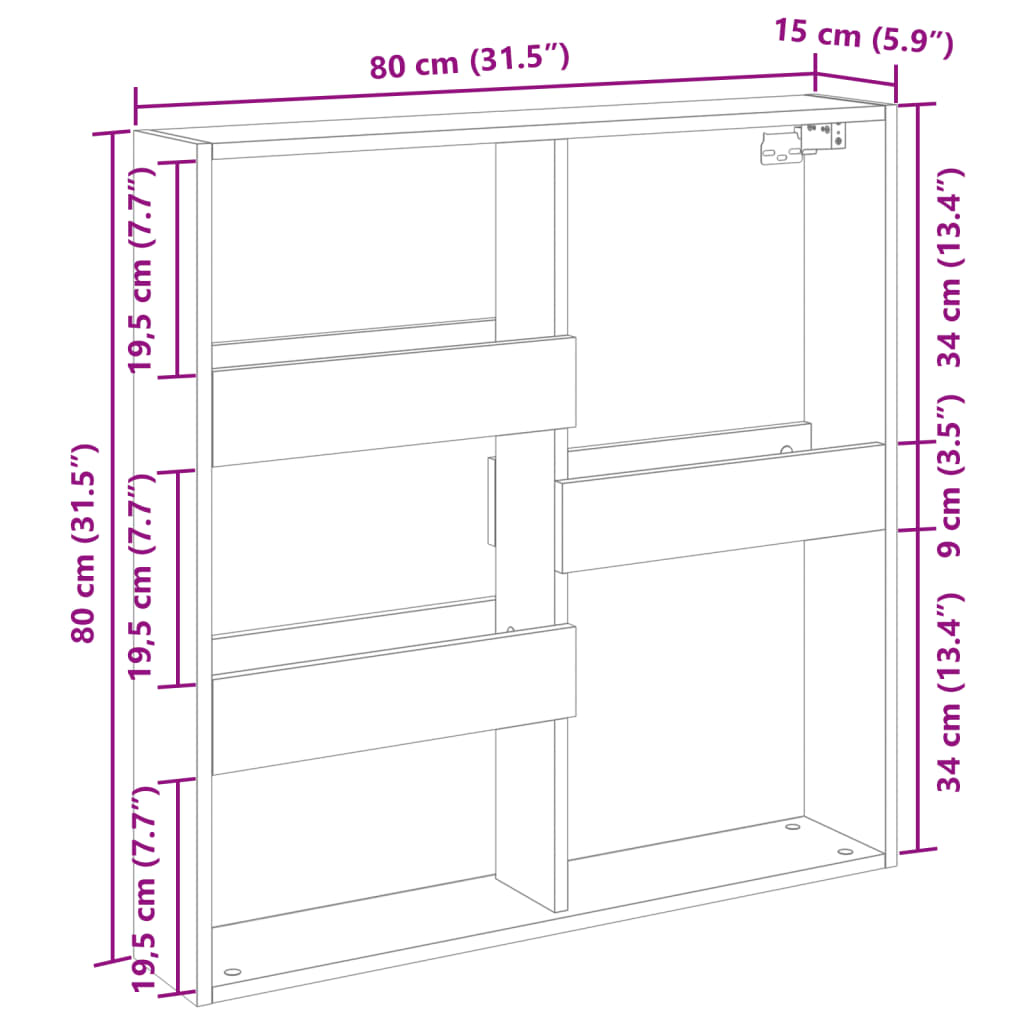 Wall Cabinet Engineered Wood