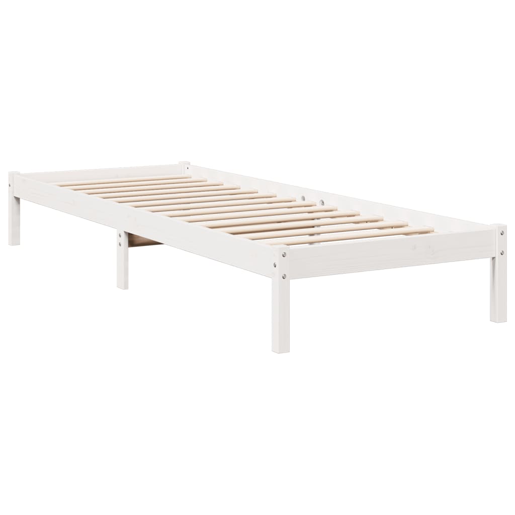 Extra Long Bed Frame Without Mattress Solid Wood Pine