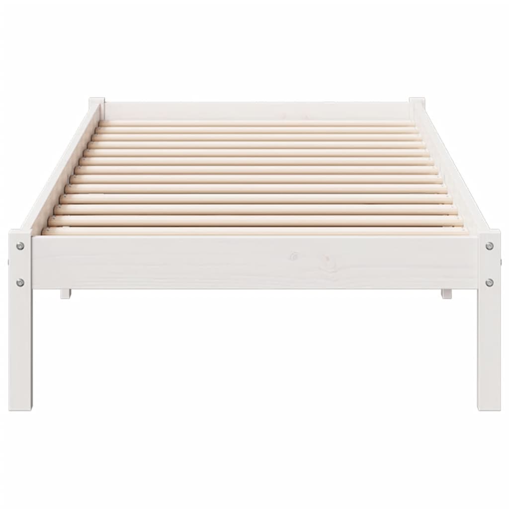 Extra Long Bed Frame Without Mattress Solid Wood Pine