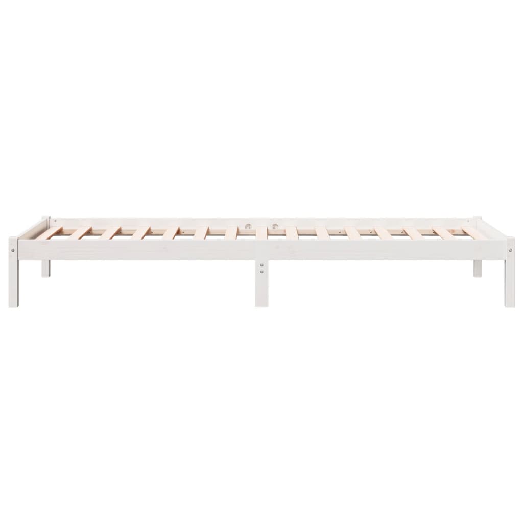 Extra Long Bed Frame Without Mattress Solid Wood Pine